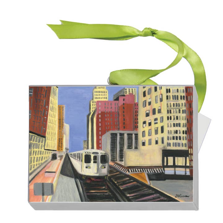 Durch die Schleife, Chicago, Mini-Leinwand (MC-7368D) für den Großhandel von Printed Canvas