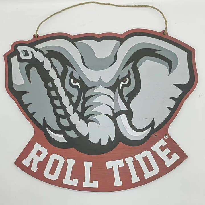 Valiant Gifts Inc - Wholesale Door Hanger - Alabama Mascot Wood Door Hanger