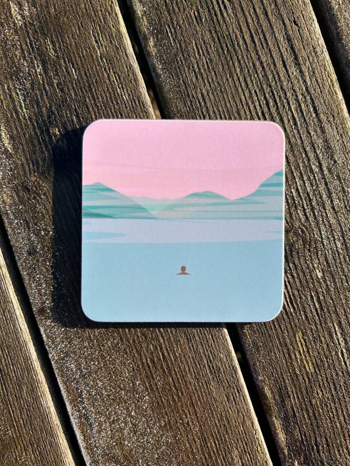 Misty Morning Coaster for wholesale by Fiddy+Mabel