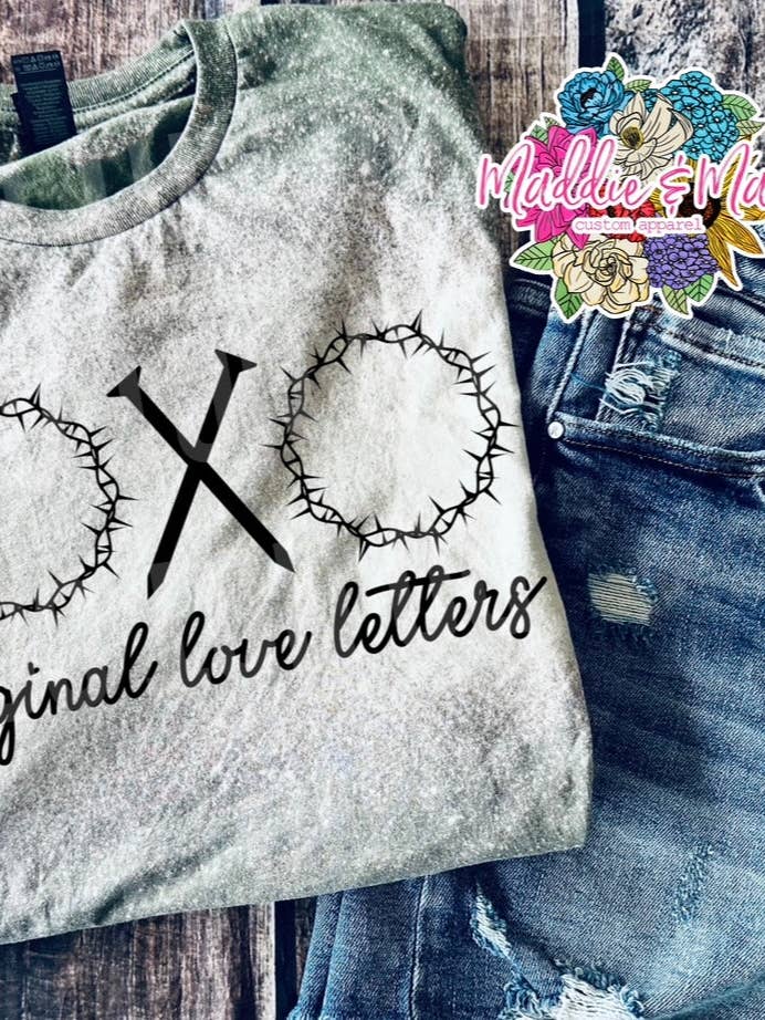 The Original Love Letters for wholesale by Maddie & Mae Custom Apparel Wholesale