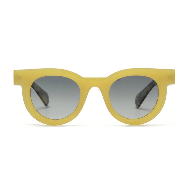 Ryan Simkhai Eyeshop - Wholesale Sunglasses – Women's - MILO | Polarized Sunglasses | Yellow / Yellow Tortoise3