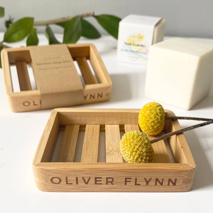Portasapone Bamboo per la vendita all'ingrosso da parte di Oliver Flynn Plastic Free Shop