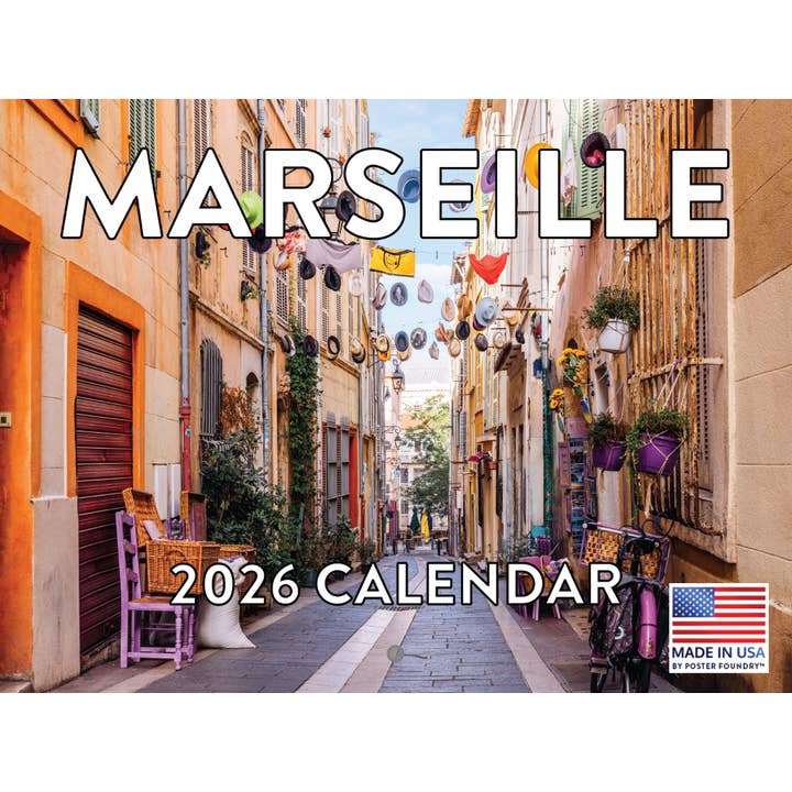 Marseille France Calendar 2026 Wall for wholesale by 2026 Calendars