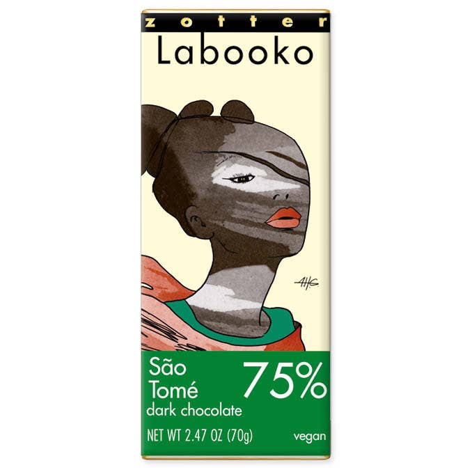 Zotter Chocolates - Wholesale Chocolate Bar - 75% São Tomé (Labooko)