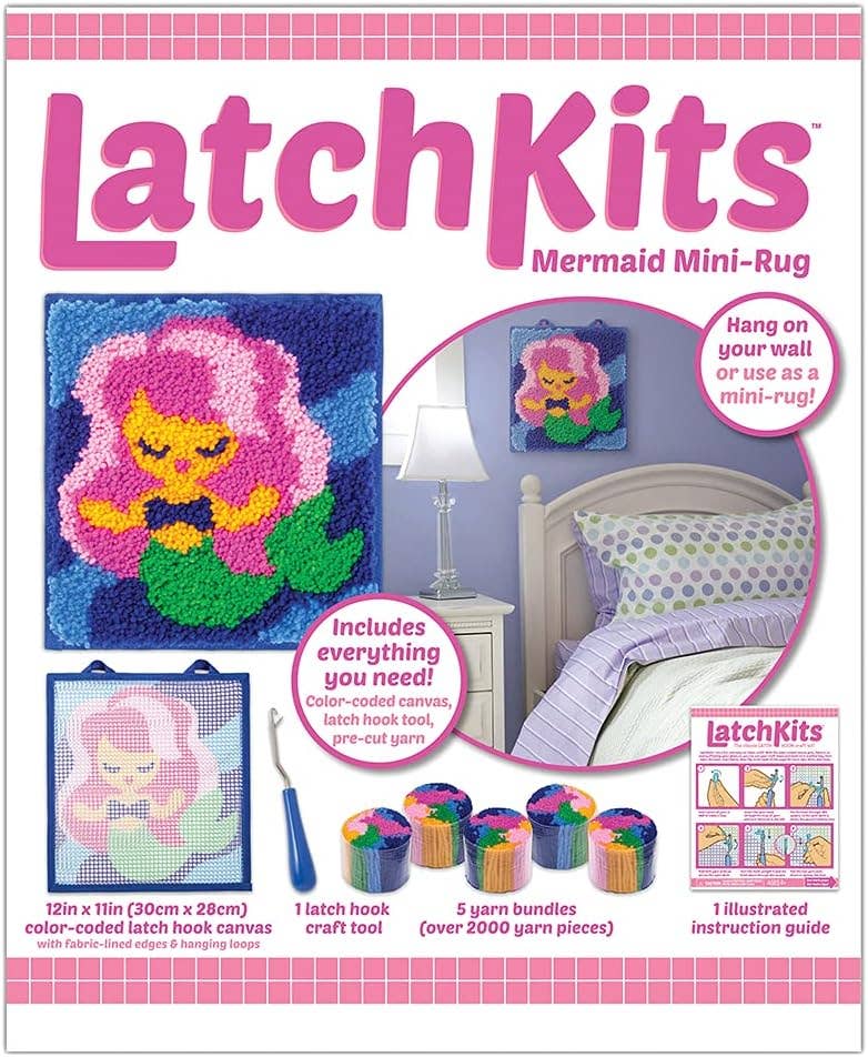 Play Monster - Wholesale Craft Sewing Kit - Latchkits Craft Kits - Mermaid - Kids Arts and Crafts4