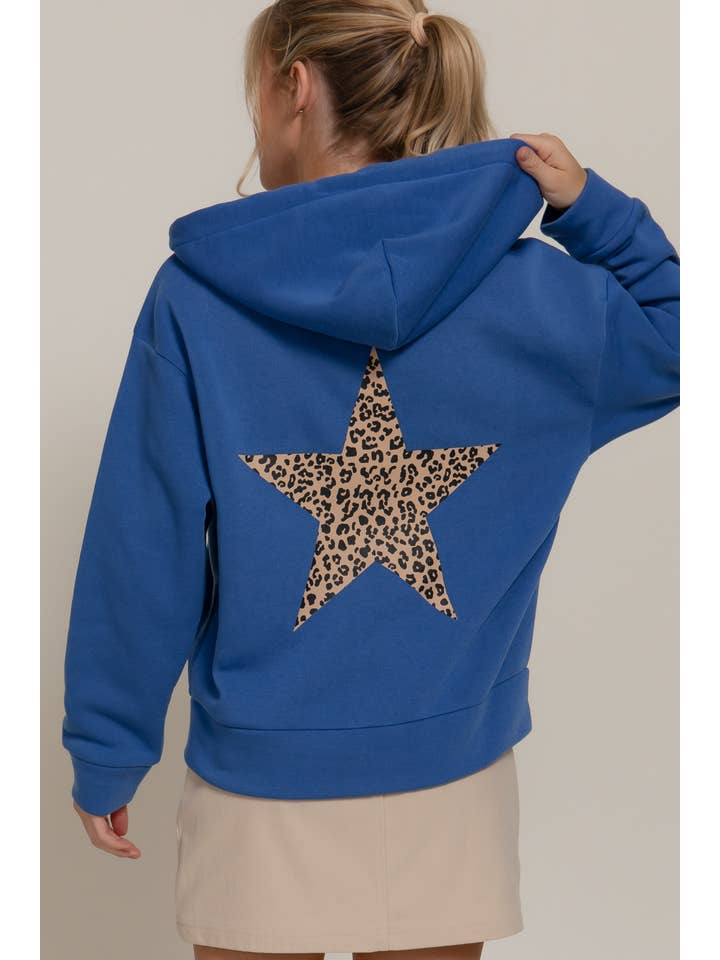 Active Basic | Active USA - Wholesale Hoodie - Women's - Long Sleeve Front & back Print Zip-Up Hoodie Jacket6