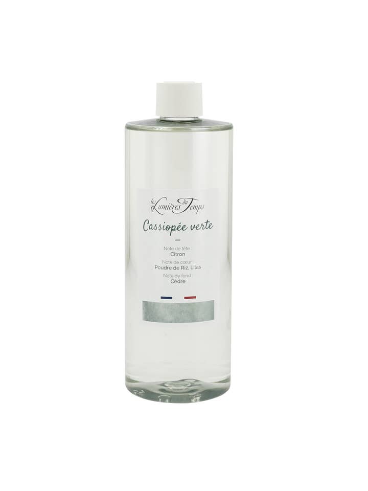 Recarga Difusor de Perfume Casiopea Verde 400 ml para venta al por mayor de Les Lumières du Temps