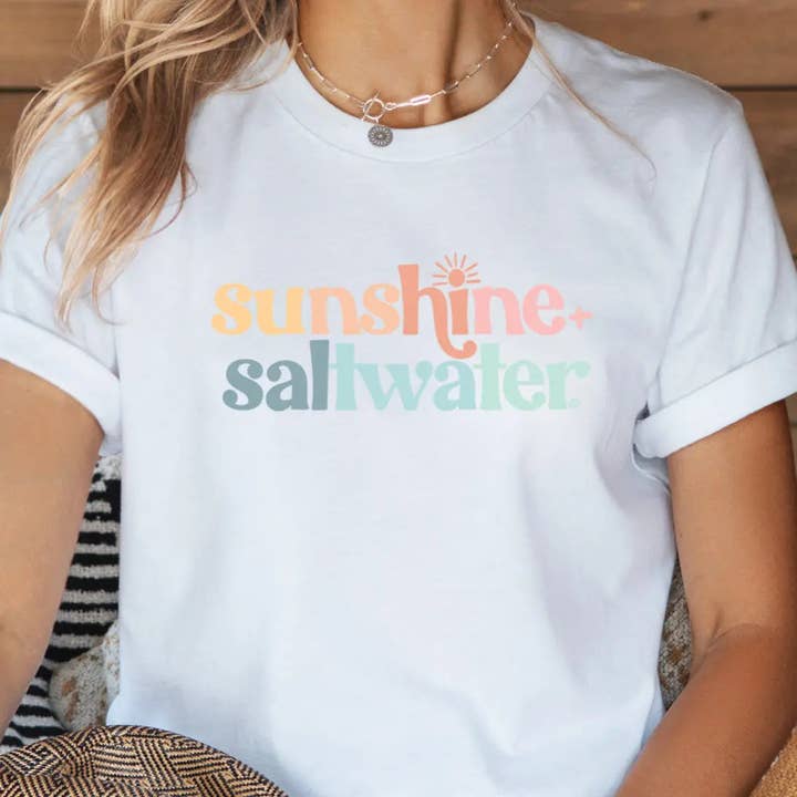 Sunshine + Saltwater | Camiseta Brisa de Playa para venta al por mayor de Sunshine + Saltwater