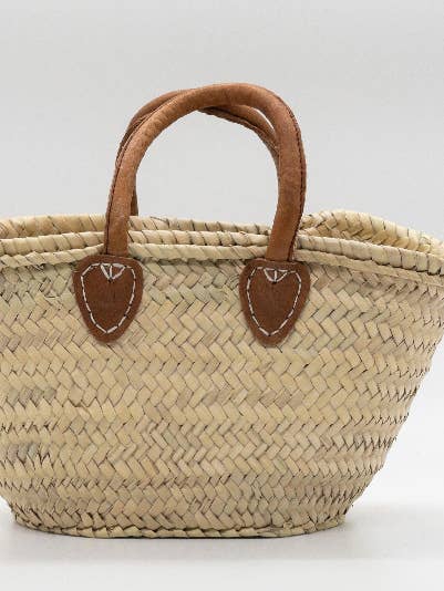 Cesta francesa, bolsa pequeña de paja, fiesta nupcial, bolsa de boda para venta al por mayor de Mikwi