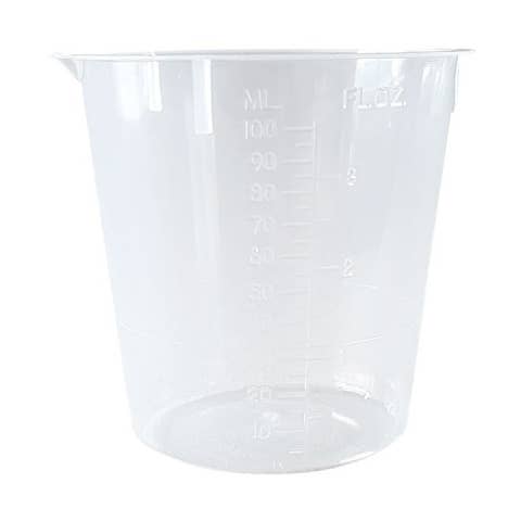 Plastic Beaker - Homemade Cosmetics - 100ml for wholesale by Propos'Nature