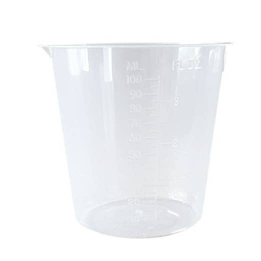 Plastic Beaker - Homemade Cosmetics - 100ml for wholesale by Propos'Nature