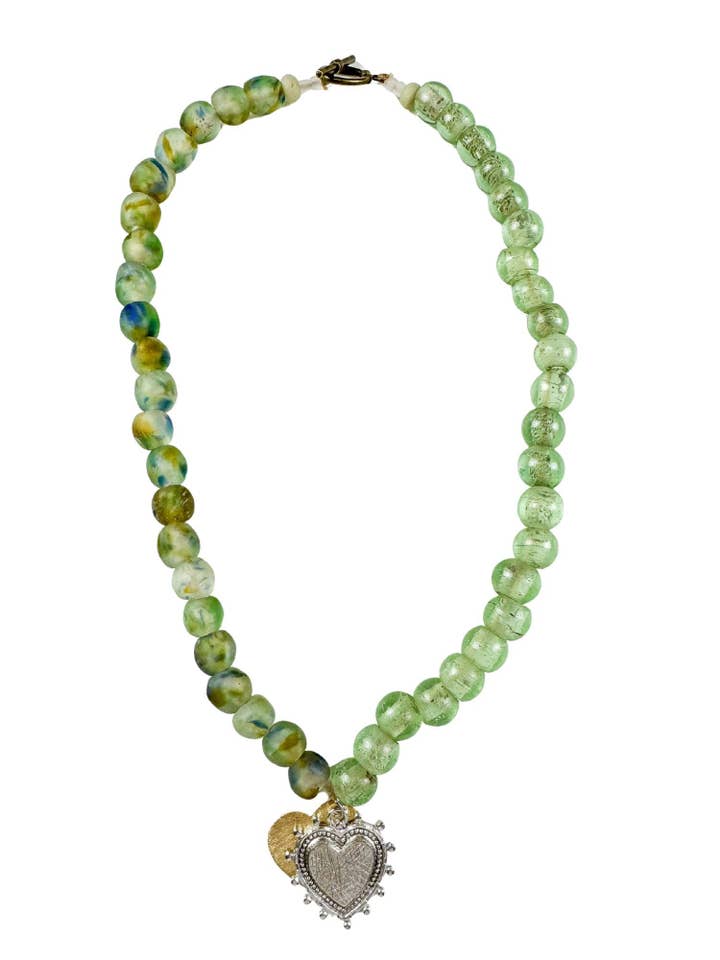 Collier Pendentif Cœur | Terre pour la vente par Twine & Twig