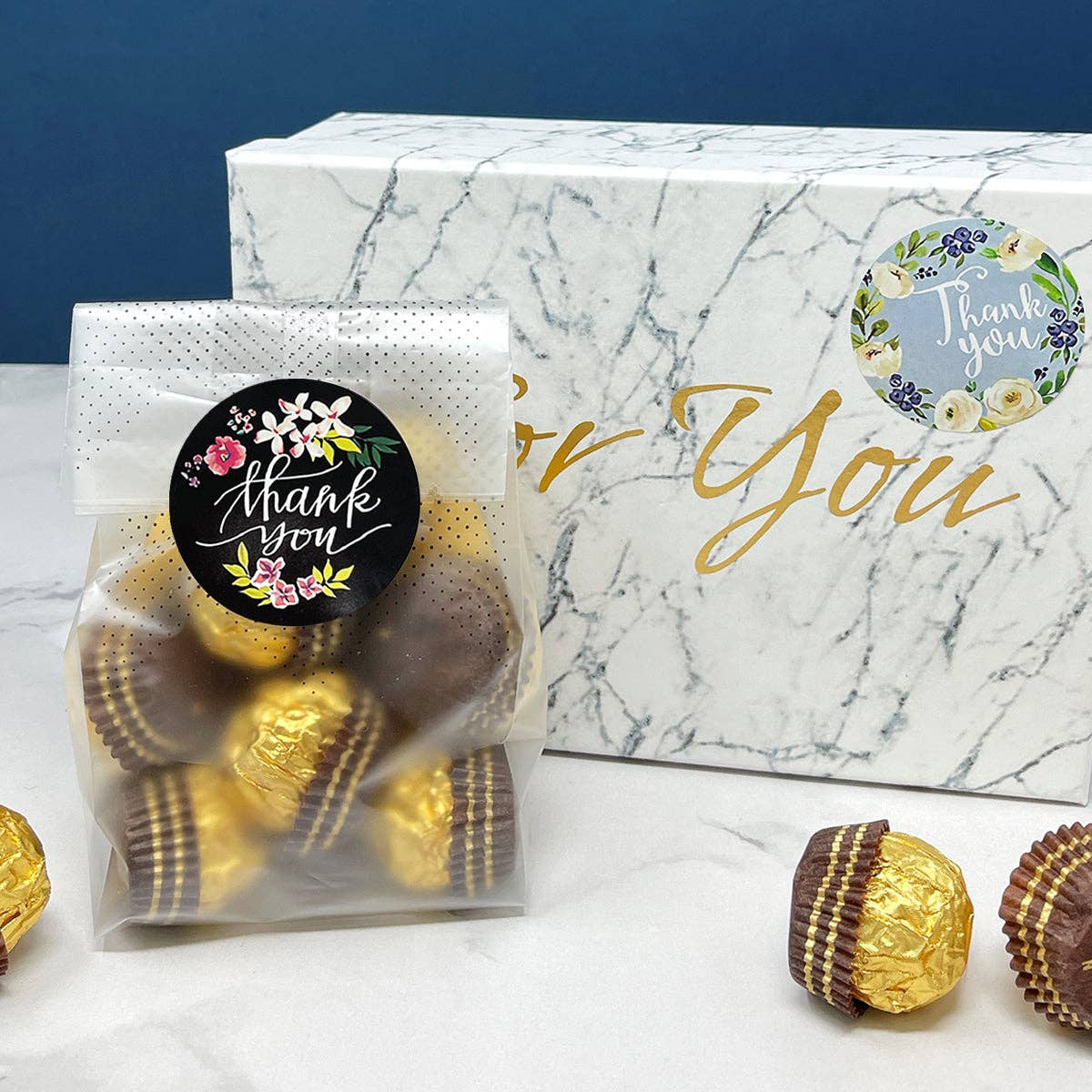 Wrapables.com - Wholesale Sticker - Wrapables 1.5" / 2" Thank You Stickers Roll19