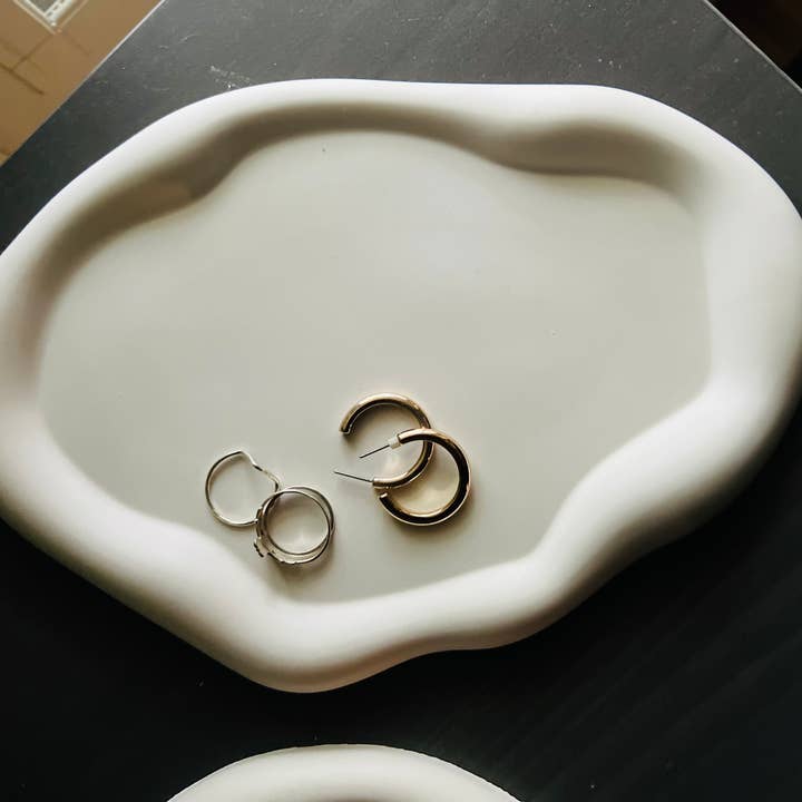 Petite Maison and Co. – Bandeja decorativa por atacado – Tabuleiro de Betão6