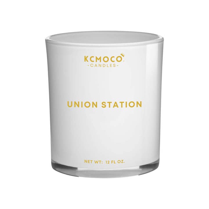 UNION STATION LYS - STOR KRUKKE HVID for engroshandel hos KCMOCO. Candles