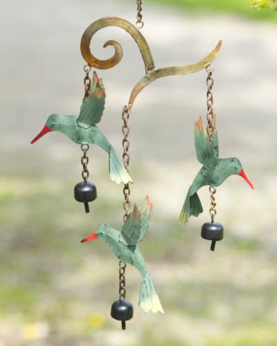 Ancient Graffiti - Wholesale Wind Chime - Multicolor Hummingbird Wind Chime0