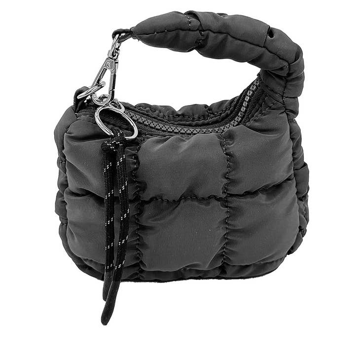 Sensibling Corp. - Wholesale Crossbody bag – Women's - Quilted Puffer Mini Purse Bag / Bag Charm2