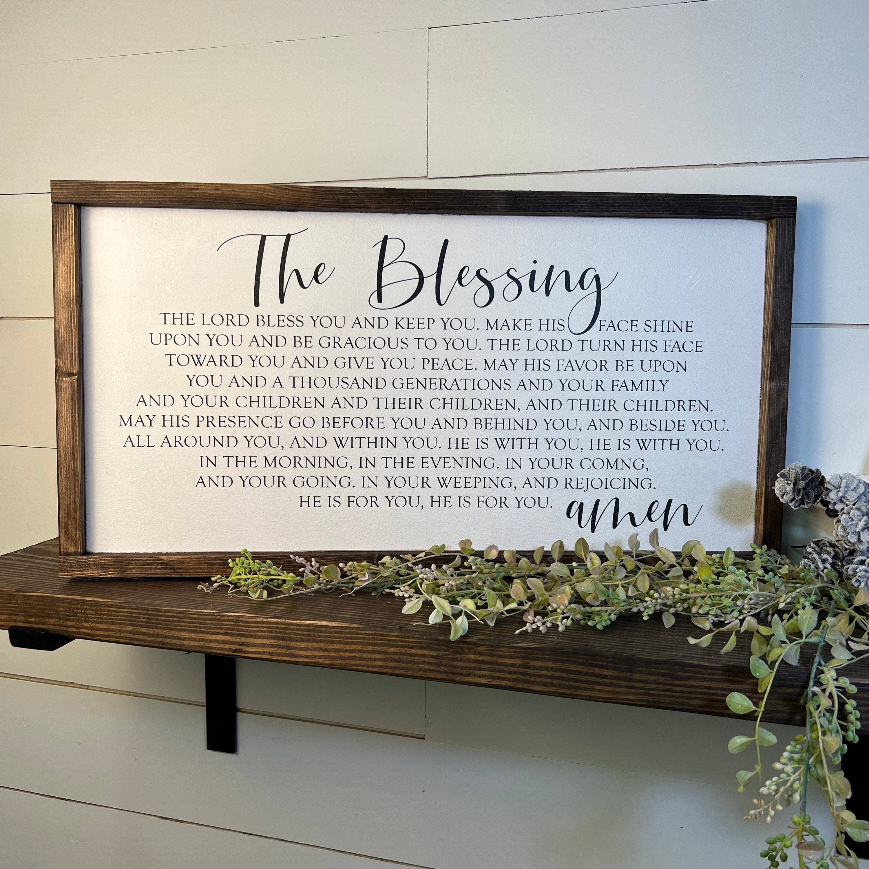 This Phrase of Life - Wholesale Wall Sign - the blessing - wood sign - mantle decor [FREE SHIPPING!]4