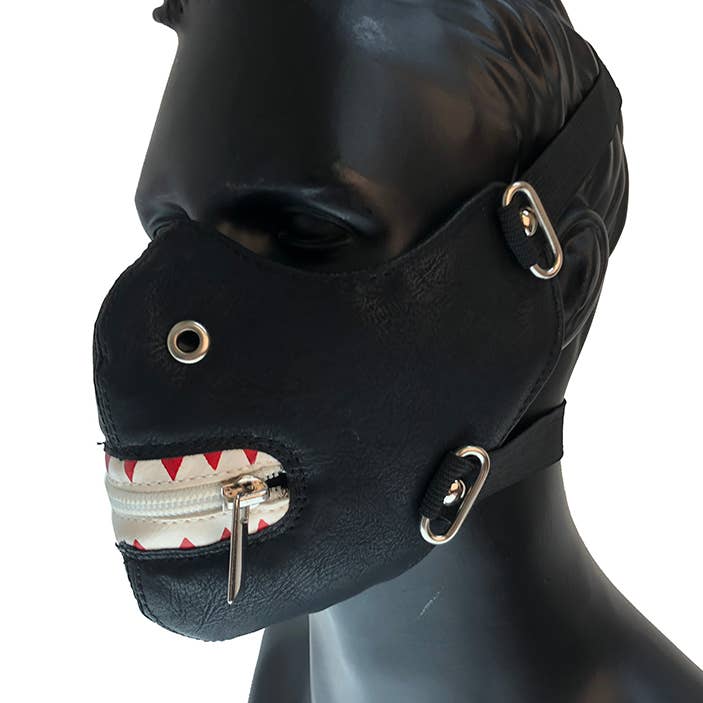 Black Monster Zipper Mask for wholesale by KBW Global Corp.