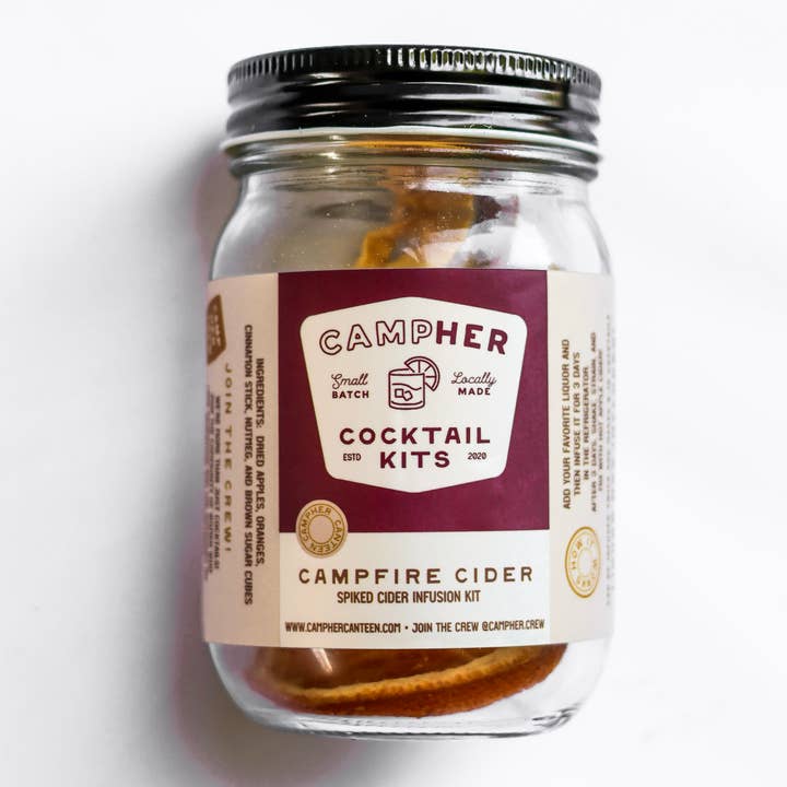 campHER - Wholesale DIY Drink Kit - Campfire Cider | Spiked Cider Infusion Kit