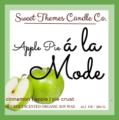 Sweet Themes Candle Co. - Wholesale Jar/Filled Candle - Apple Pie a la Mode2