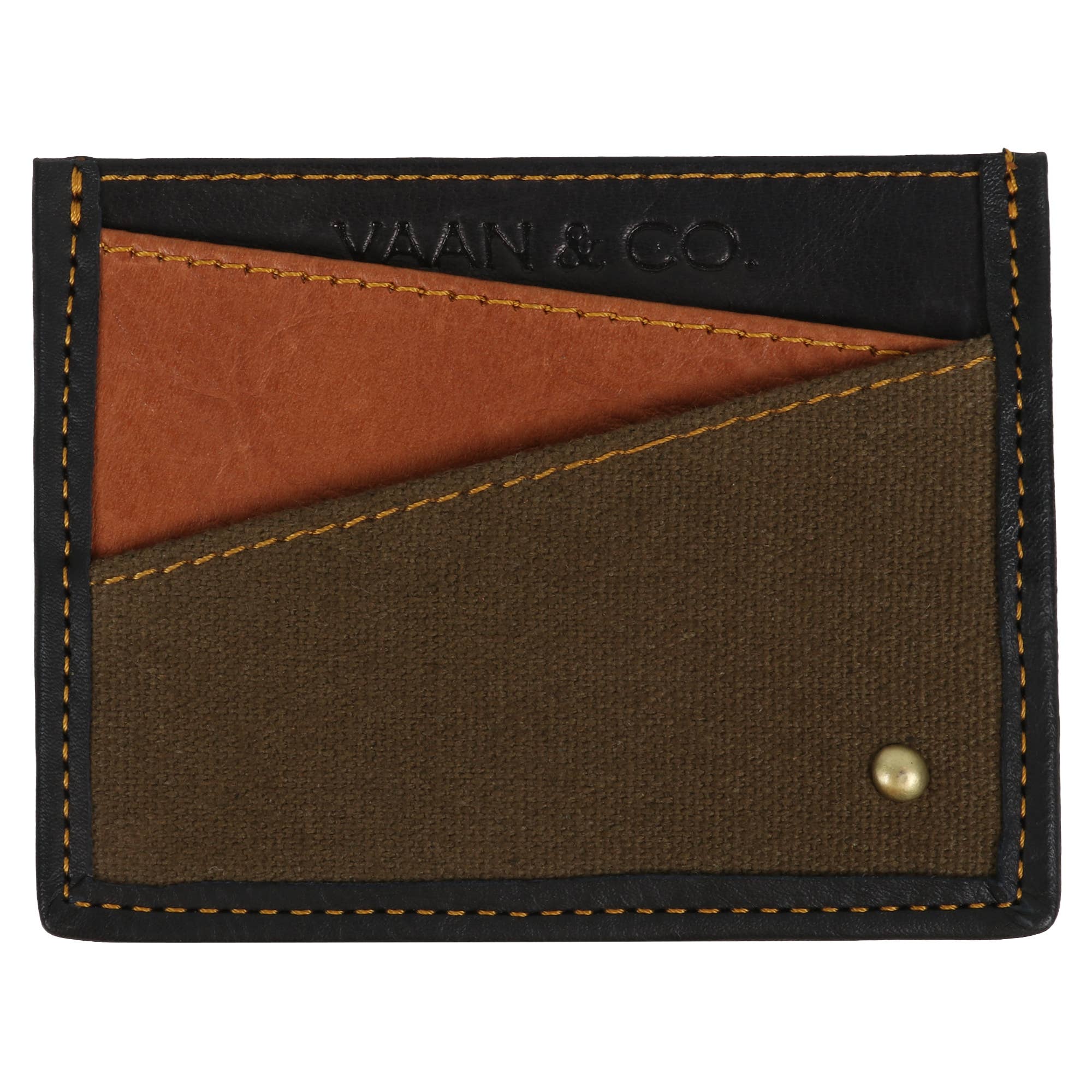 Vaan & Co. - Wholesale Wallet - Men's - Brad Double Sided Slim Wallet2