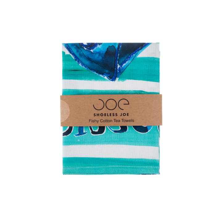 Shoeless Joe Ltd - Wholesale Tea Towel - Poisson T-Towel1