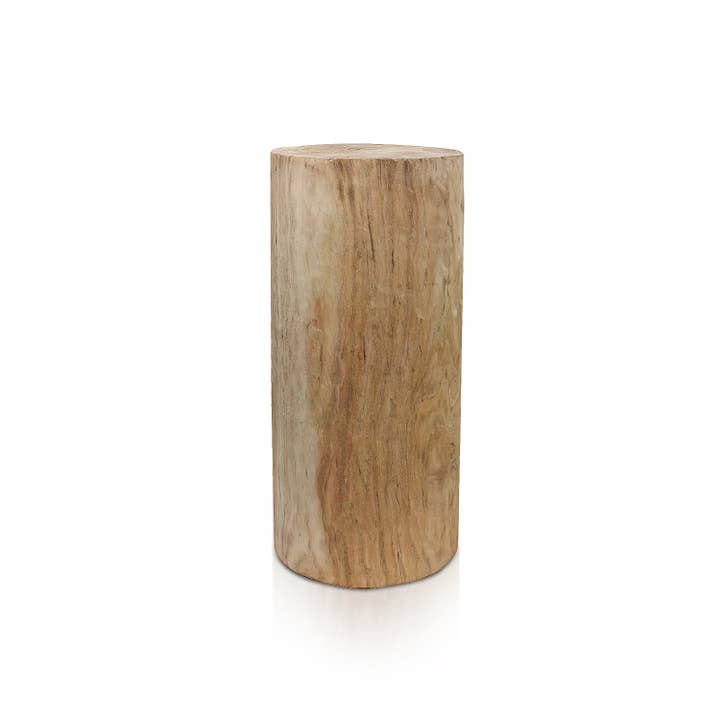 Nova Natural Wood Pedestal for wholesale on Faire