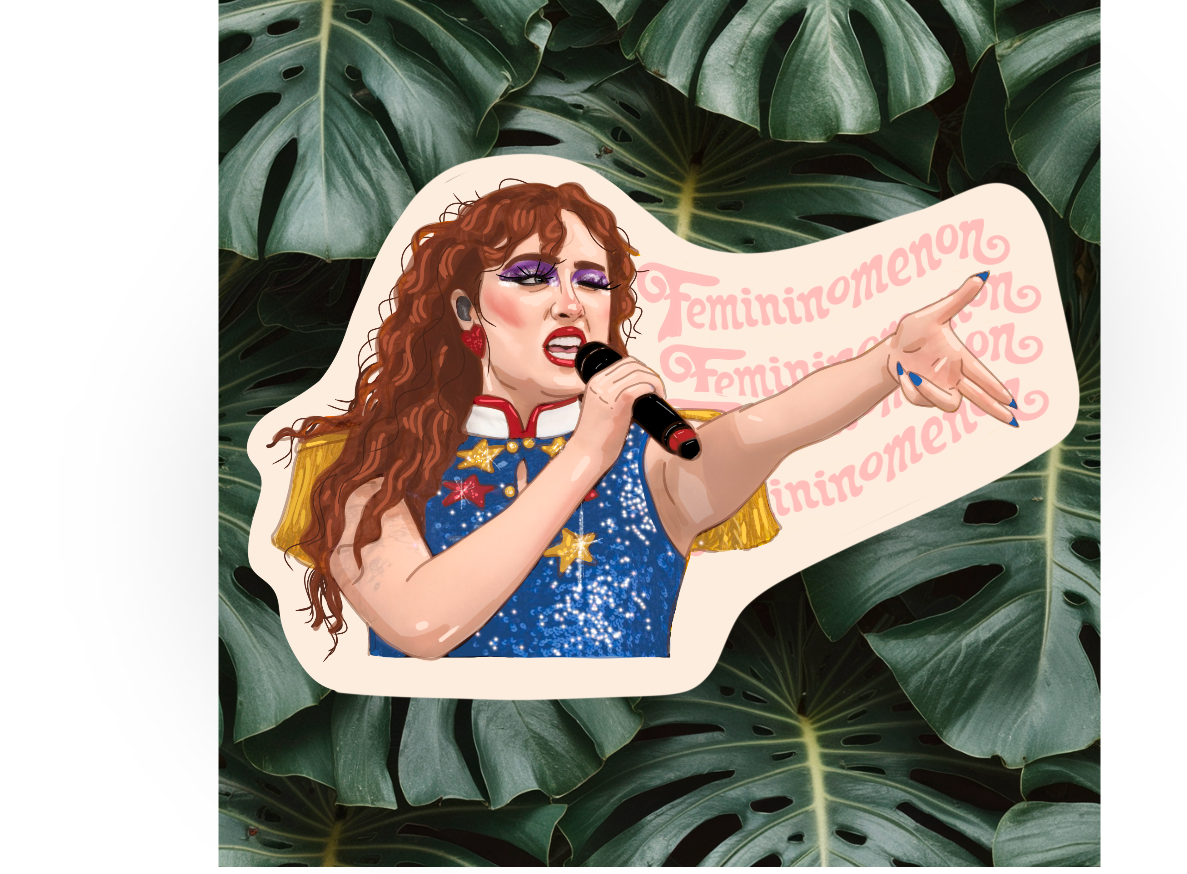 Cocollama Design – Großhandel Aufkleber – Chappell Roan Aufkleber – Süßer Vinyl-Aufkleber für Fans2