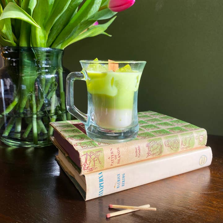 Afewhometruths – wholesale Jar/filled candle – Matcha Inspired Scented Candle 3