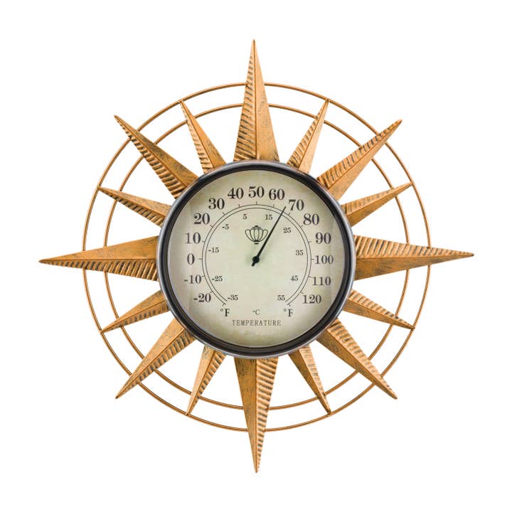 Regal Art & Gift - Wholesale Wall Accent - Thermometer Wall Decor - Compass