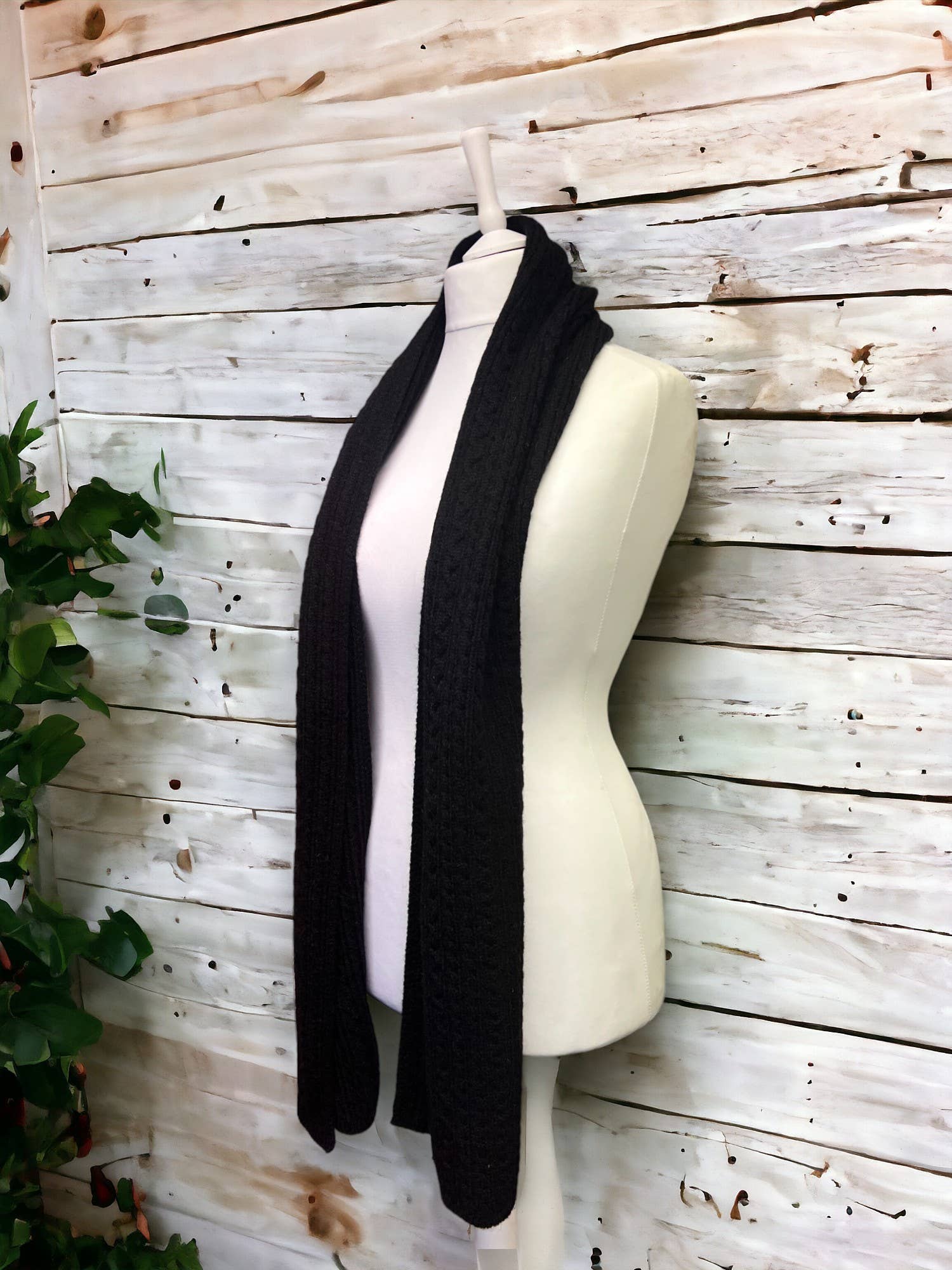 Jess & Lou - Wholesale Scarf - Women's - Cable Knit Scarf0