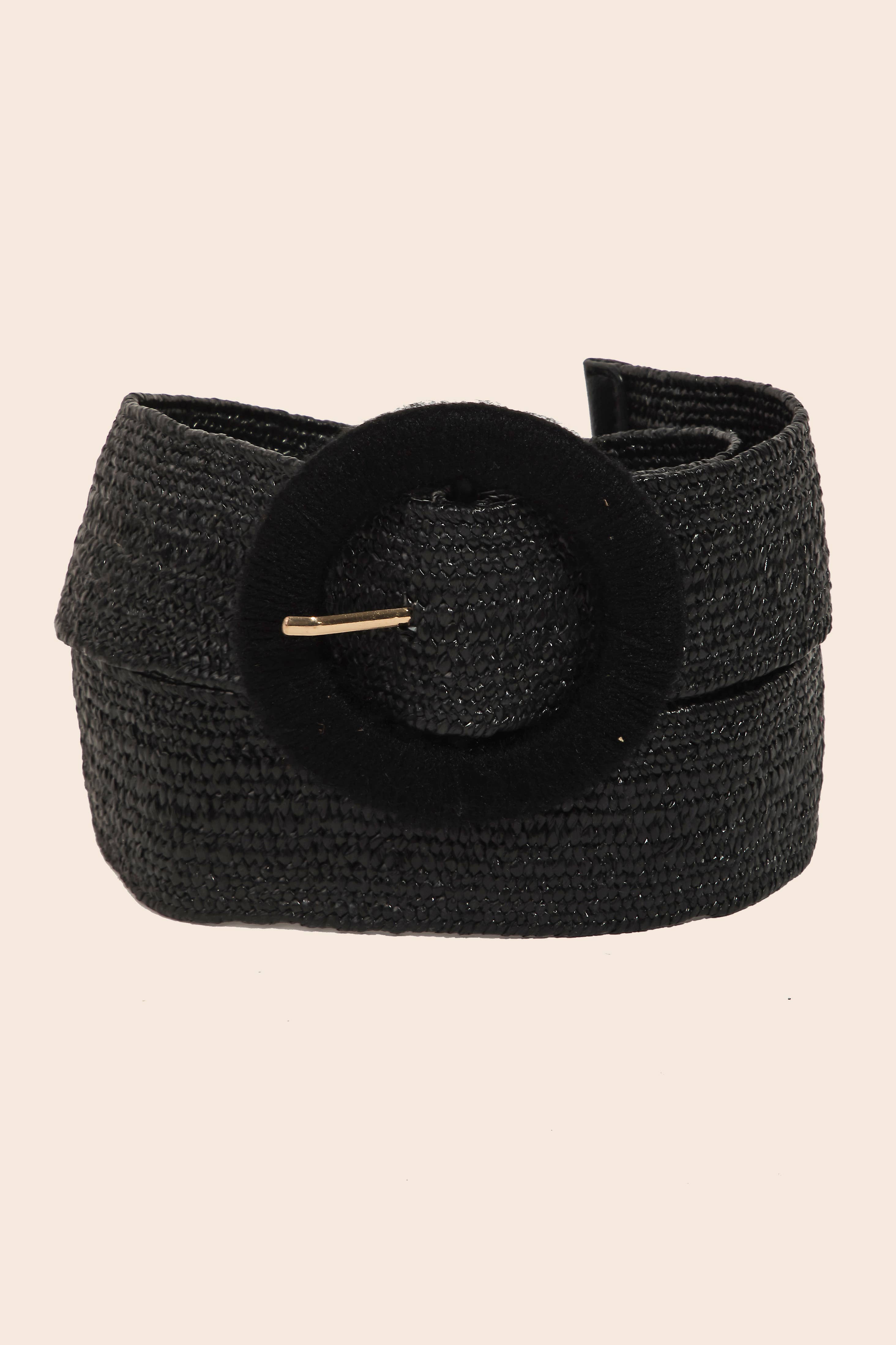 Anarchy Street – wholesale Belt – Women's – Round Buckle Braided Belt1