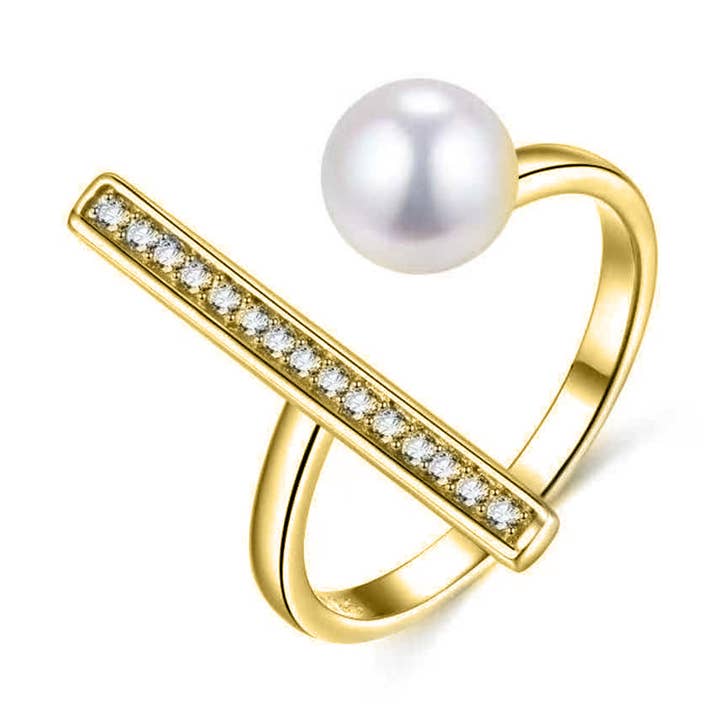 New Yorker Freshwater Pearl Ring WR00059 for wholesale by PEARLY LUSTRE