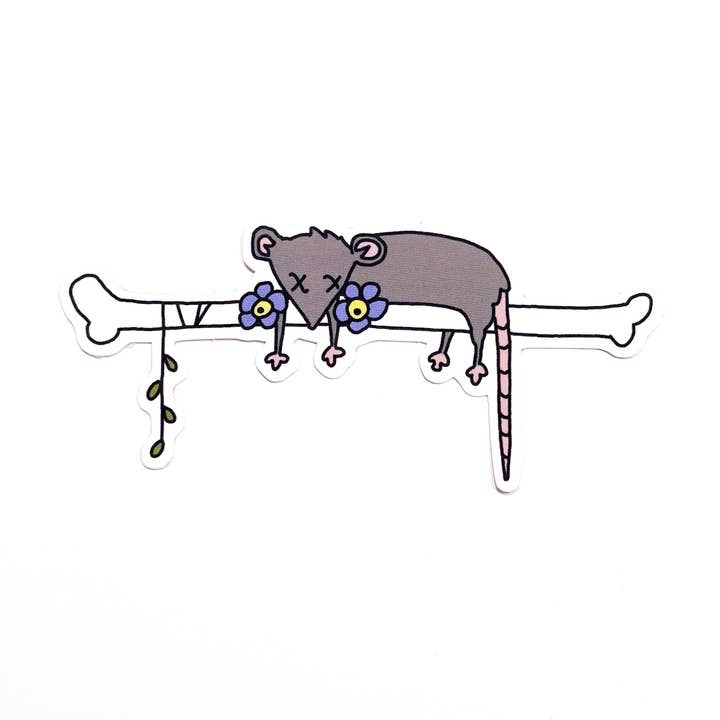 Adhesivo de vinilo Mousey's Funeral para venta al por mayor de Sticks and Bones Mercantile