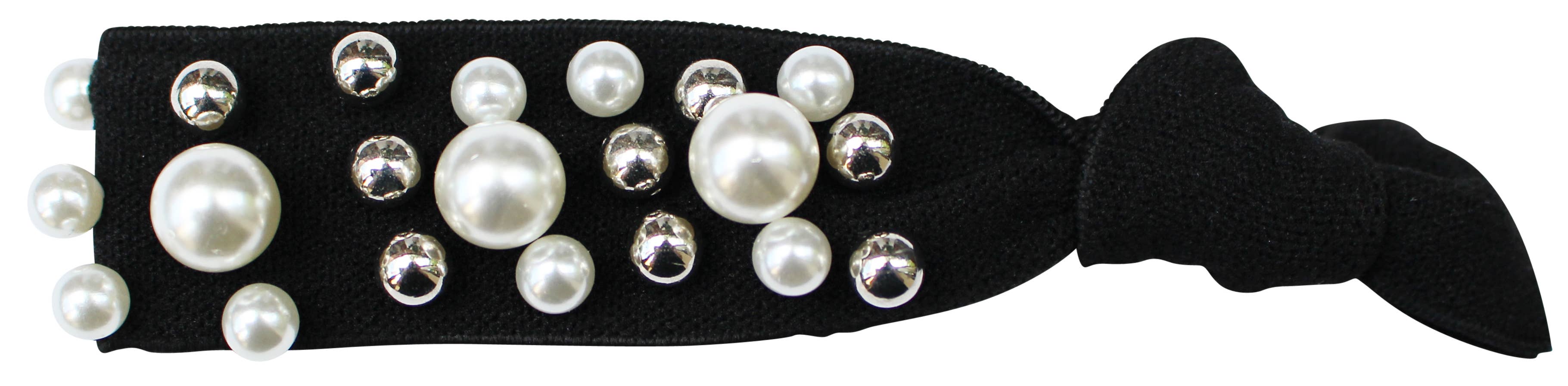 Gemelli – Engroshandel Hårbånd - Dame – Perle Stud Hair Tie25