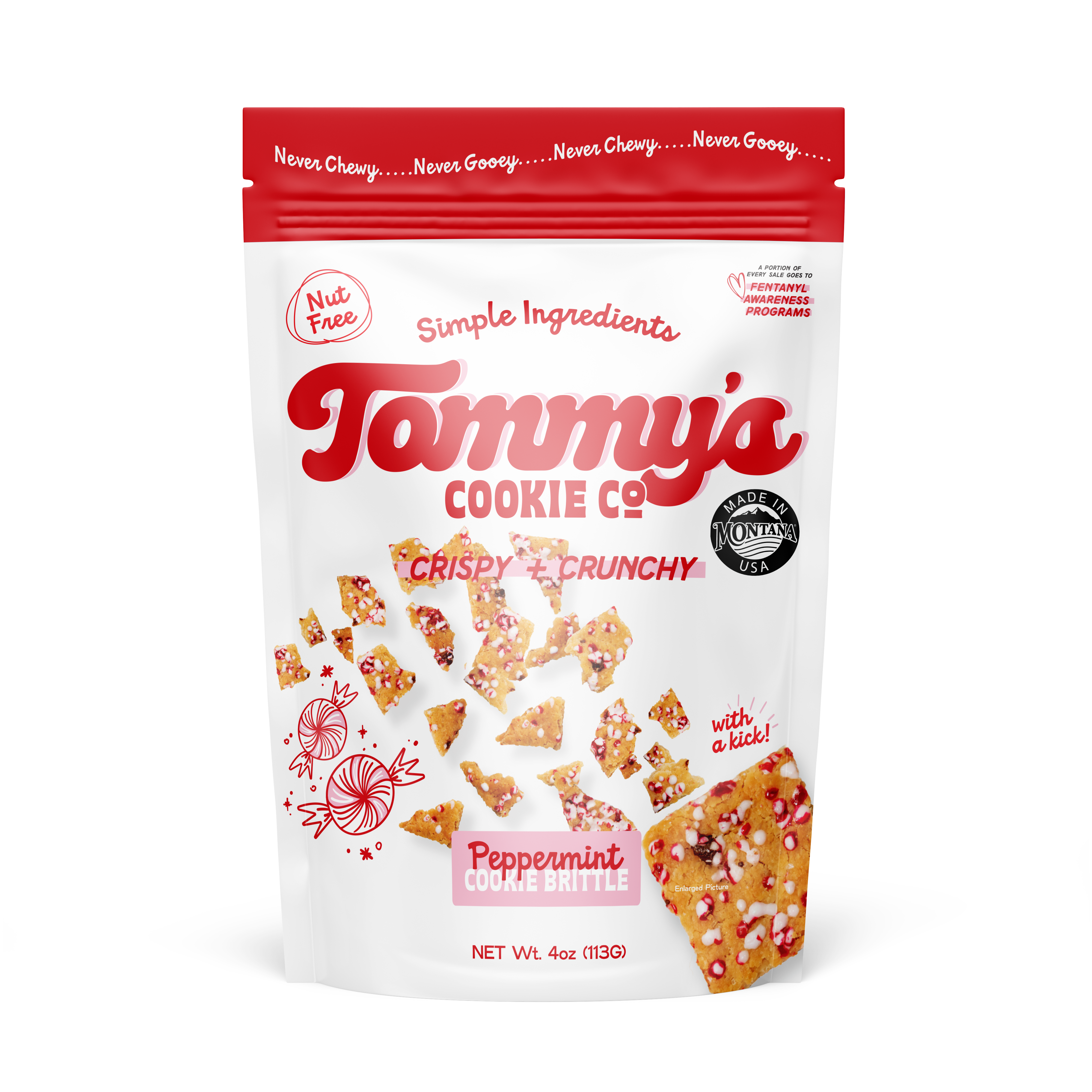 Tommy's Cookie Co. - Wholesale Cookie - Tommy's Cookie Co. Peppermint Cookie Brittle 0