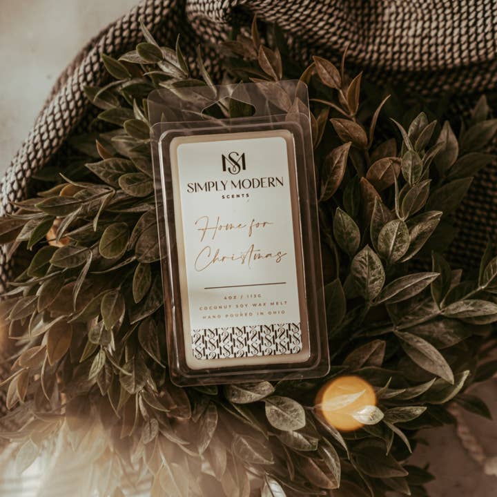 Home for Christmas Coconut Soja Wax Melt pour la vente par Simply Modern Scents
