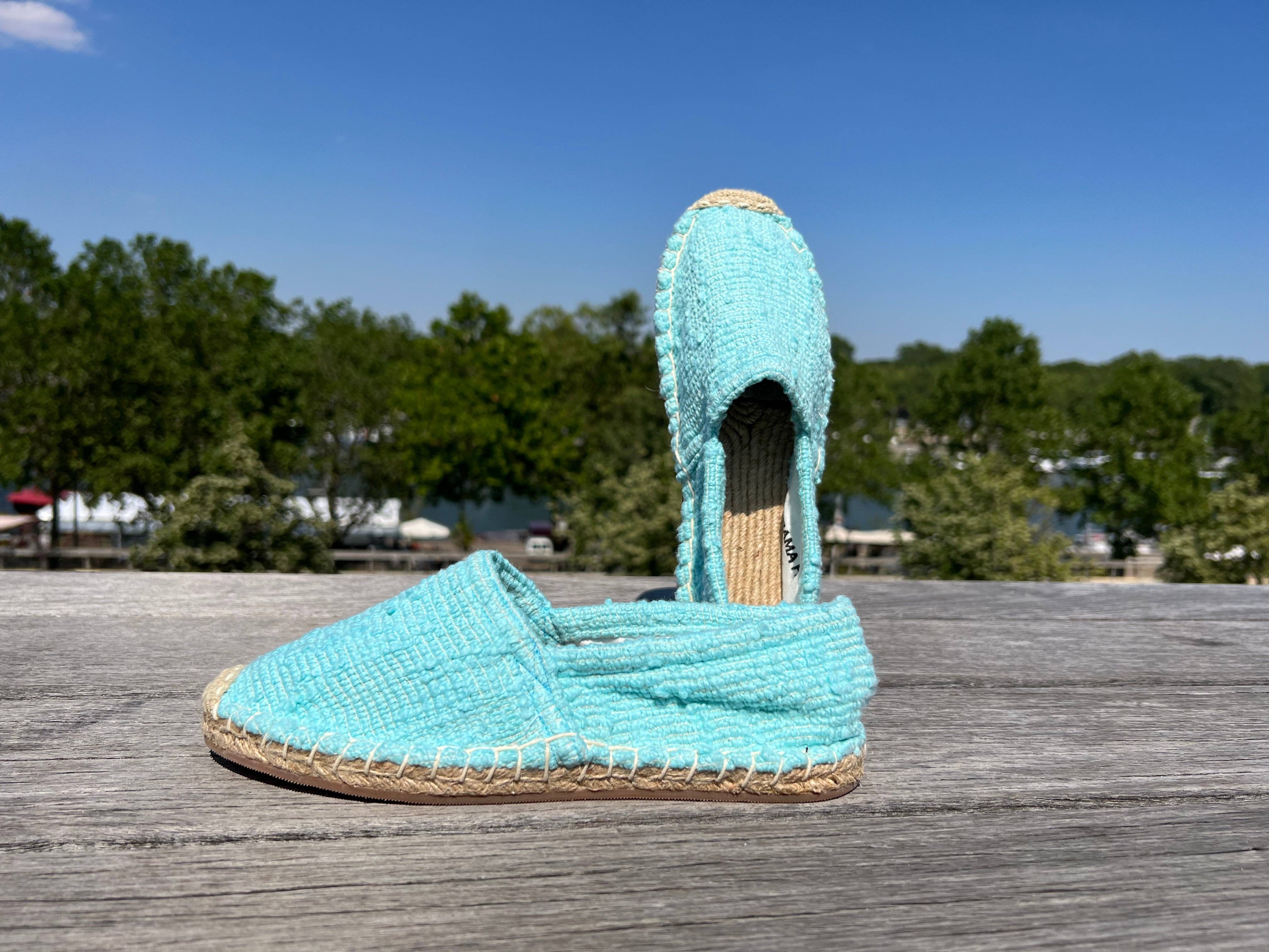 Krama Heritage – wholesale Lågskor - Dam – The Natural cyan espadriller3