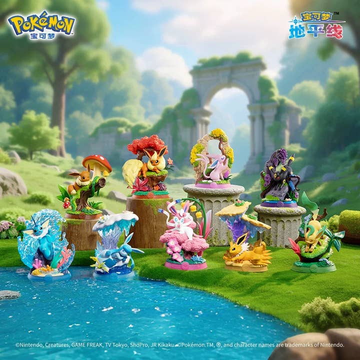 Funism Pokemon Eevee Forest Adventure Series 3 Figure Blind Box for wholesale by Otaku Collectives LLC