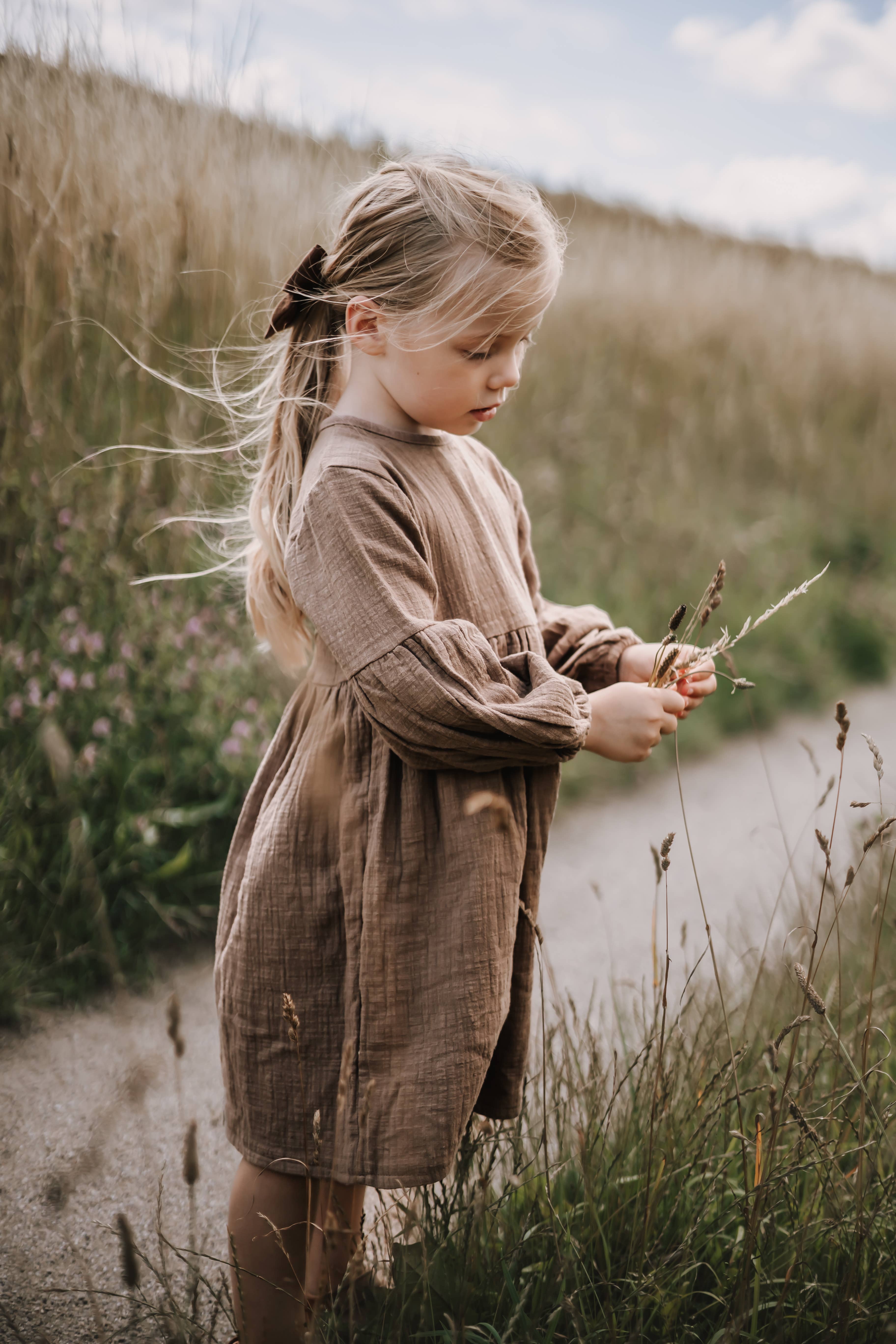 Annie & Charles - Wholesale Dress - Kids - Annie & Charles® organic cotton muslin dress NOAH1