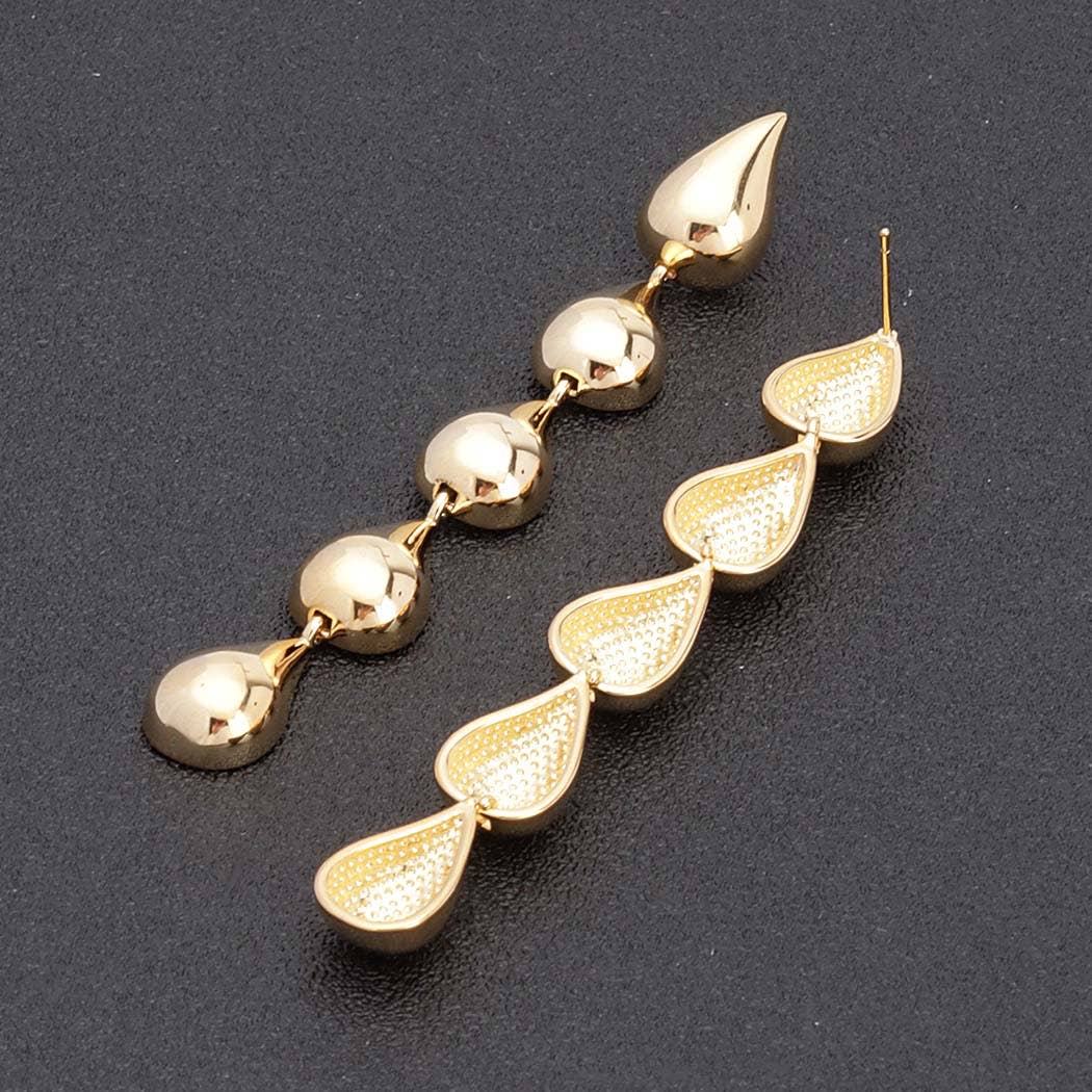 GD  Multi Tear Drop Earring for wholesale on Faire1