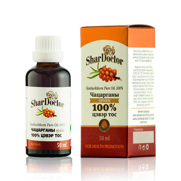 Mongulai - Venta al por mayor Suplementos/vitaminas para beber - Shar Doctor - Aceite de espino de mar 100% puro
