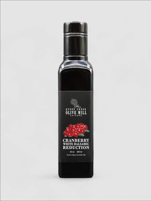 Cranberry White Balsamic Reduction - 250ml - 12/Case for wholesale by Queen Creek Olive Mill