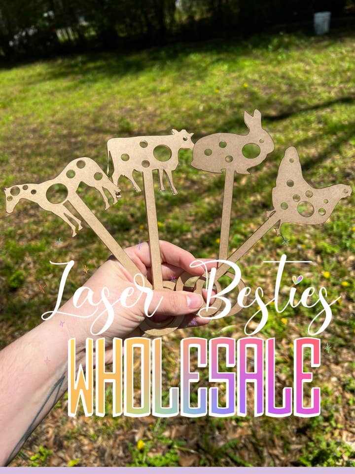 Clear acrylic bubble wands for wholesale by Ashleys Designs Wholesale