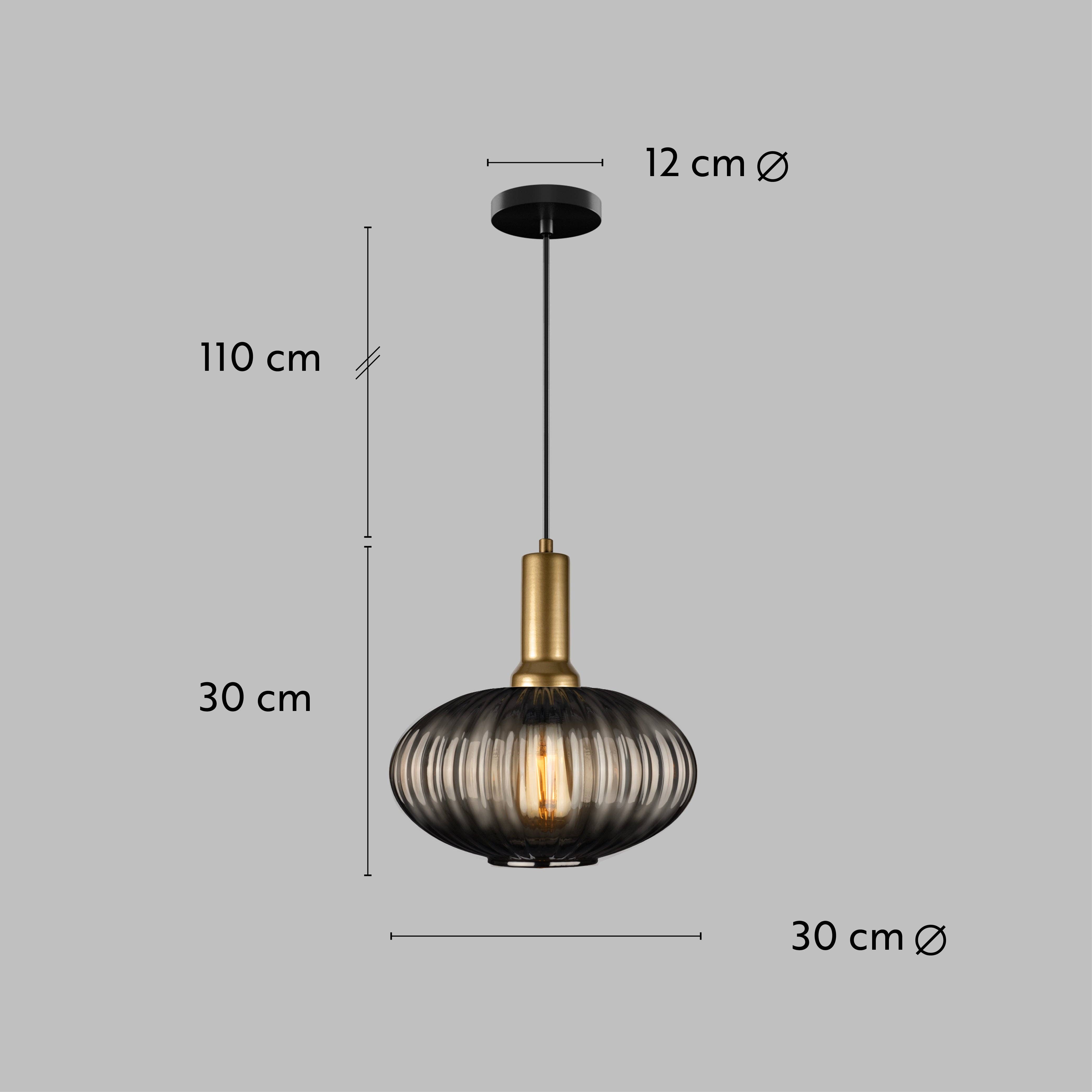 Eclipse Lighting - Wholesale Chandelier/Hanging Light - Smoke Gray Modern Glass Pendant Light, Custom Ribbed Glass Pendant Lighting, Multi Lighting for Stairwell Long Chandelier, Elegant Light18