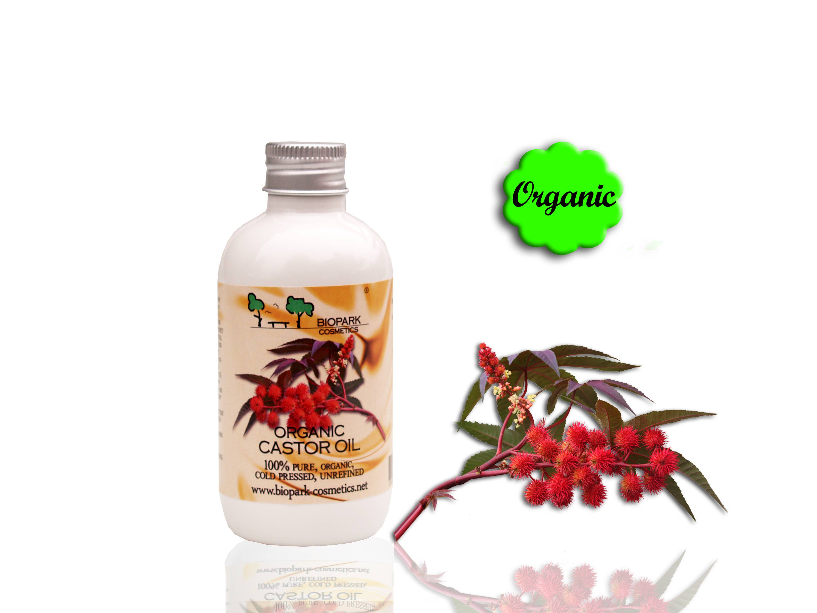 Biopark Cosmetics - Wholesale Bath/Body Oil - Organic Castor Oil, 100ml0