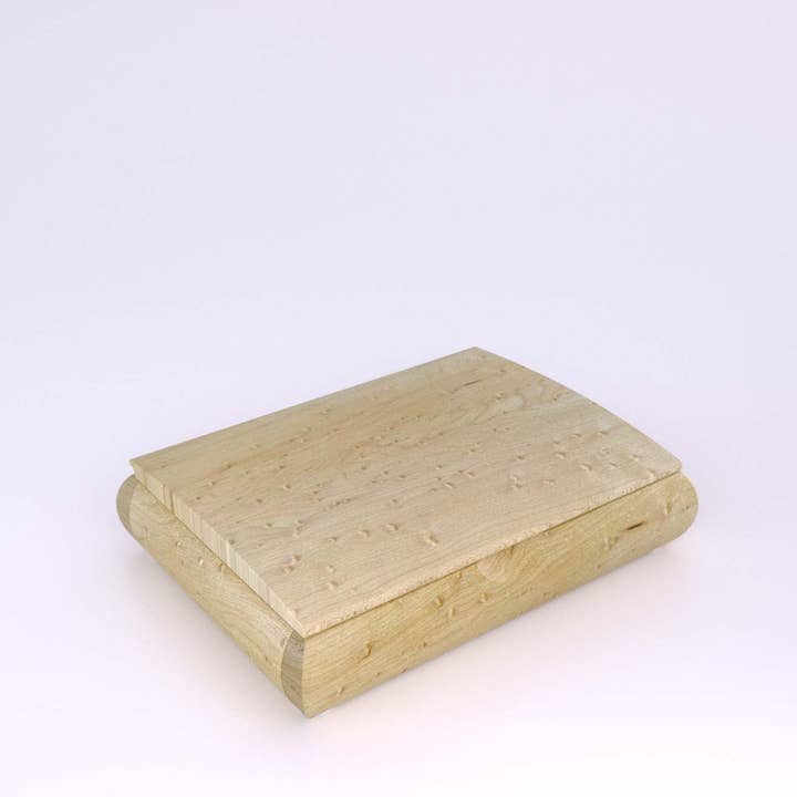 Mikutowski Woodworking - Venta al por mayor Joyero/organizador de joyas - Caja Tranquility de madera grabada con frases superventas6