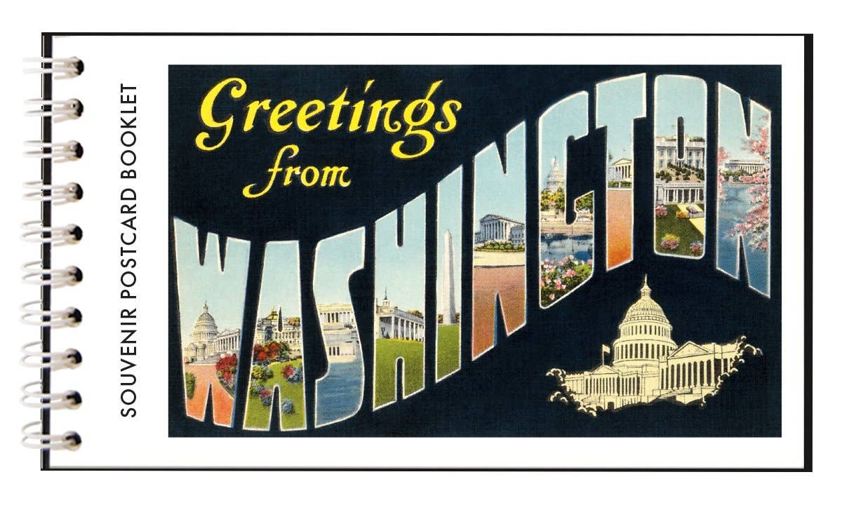 Found Image Press - Wholesale Postcard Set - WASHINGTON DC GREETINGS Postcard Booklet0