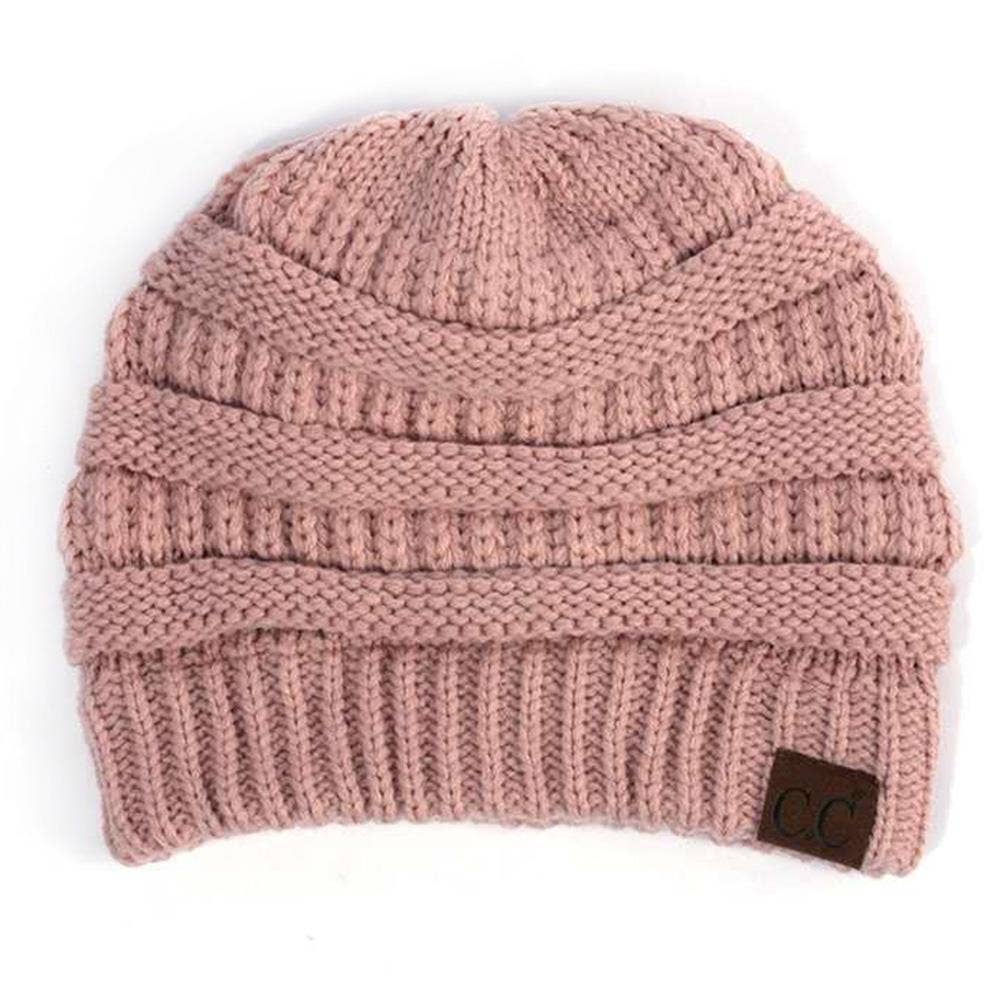 Oblige by G – Großhandel Beanie – Damen – Klassische Strickmütze mit C.C.-Etikett HAT-20A45